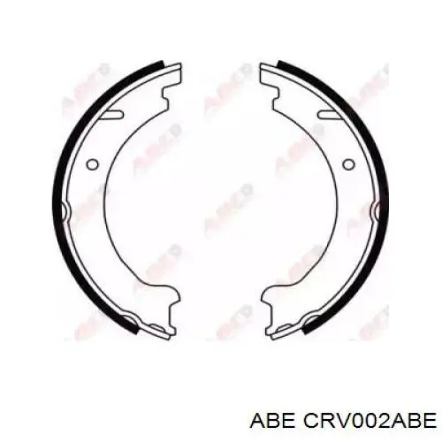 Колодки ручника CRV002ABE ABE