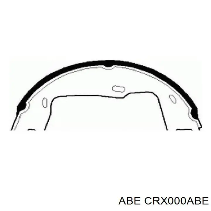 Колодки ручника CRX000ABE ABE