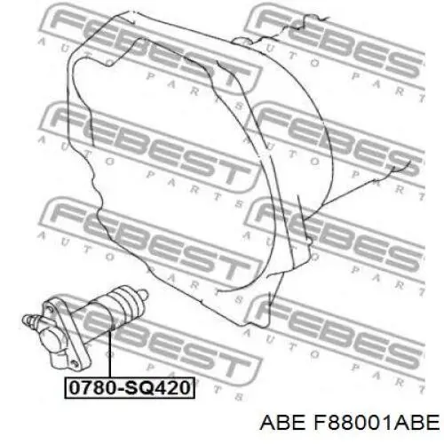 Выжимной цилиндр сцепления ABE F88001ABE