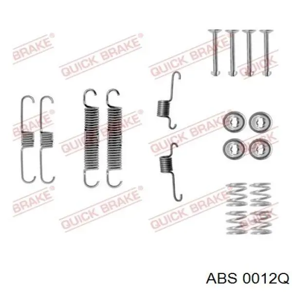 1987475328 Bosch Комплект монтажный задних барабанных колодок