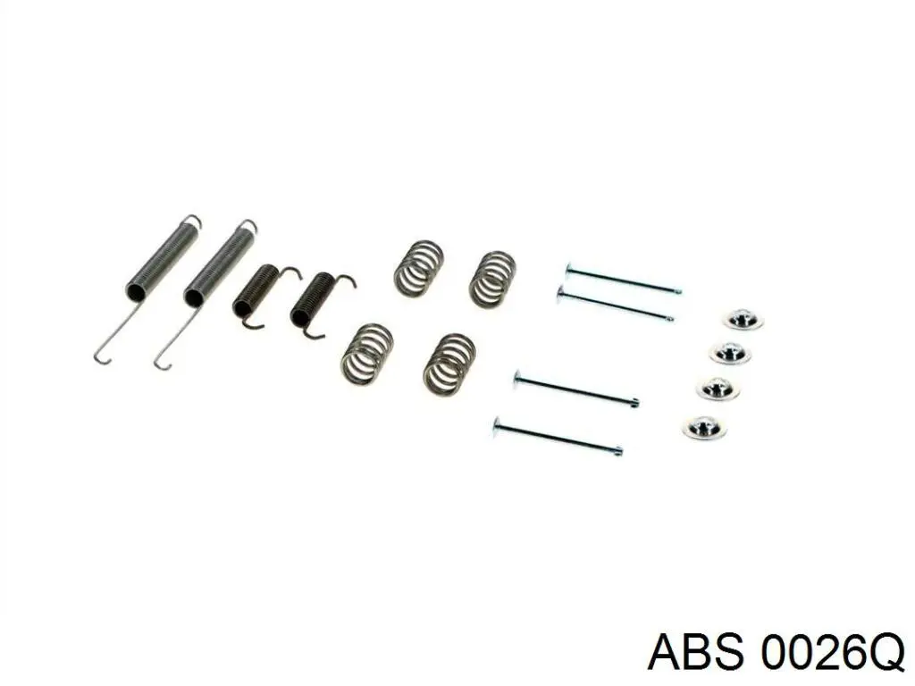 Установочный комплект задних барабанных колодок ABS 0026Q цена, от 8.01 USD