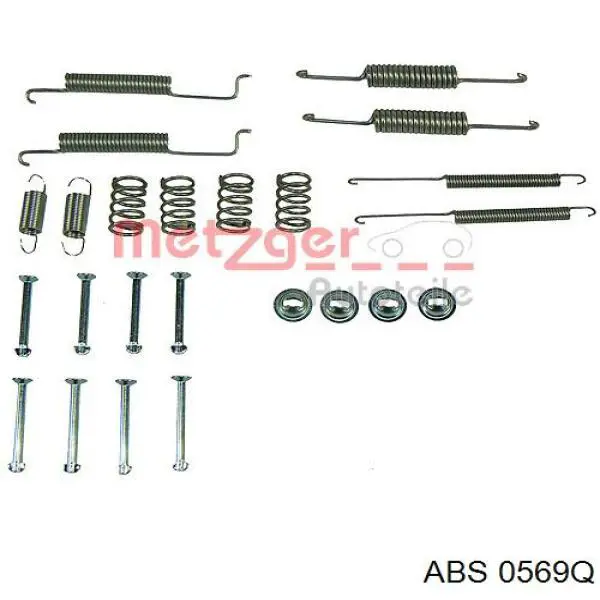 Установочный комплект задних барабанных колодок ABS 0569Q цена, от 4.64 USD