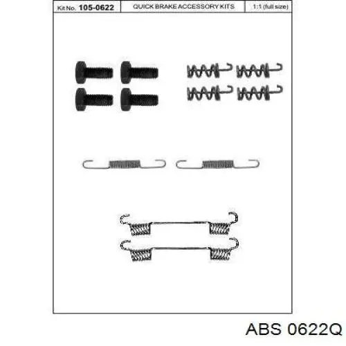 Ремкомплект ручника 0622Q ABS