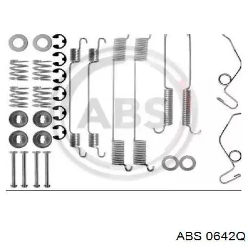 Ремкомплект тормозов задних 0642Q ABS