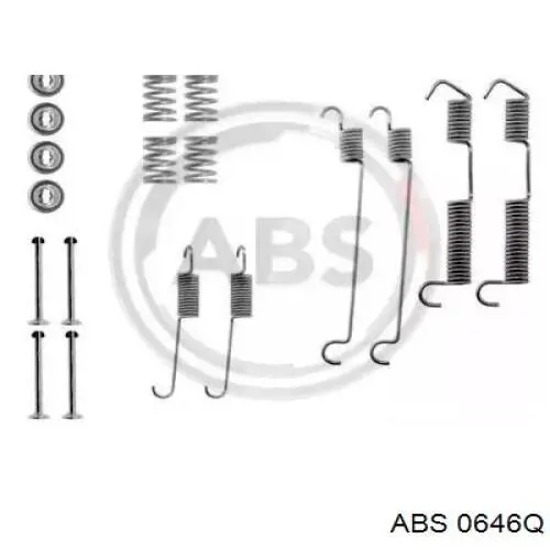 Ремкомплект тормозных колодок 0646Q ABS