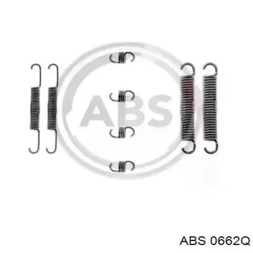 0662Q ABS Комплект монтажный задних барабанных колодок