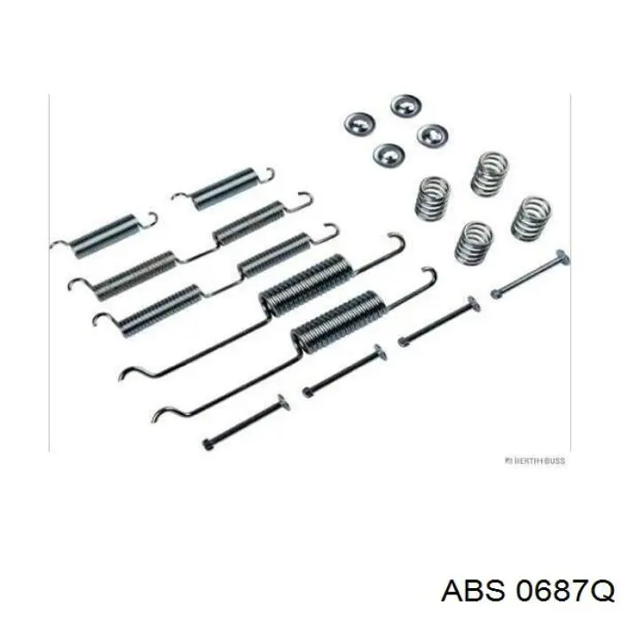 Ремкомплект тормозных колодок ABS 0687Q цена, от 10.49 USD
