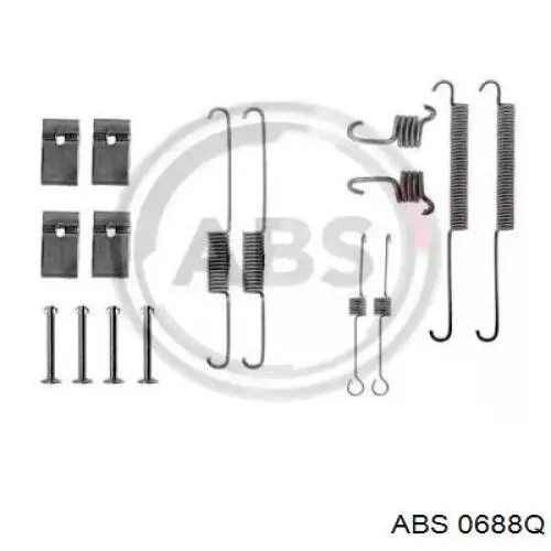 6181210 Ford Комплект монтажный задних барабанных колодок