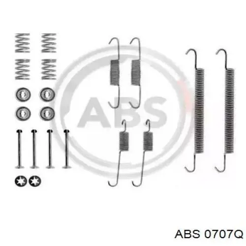 Ремкомплект тормозных колодок 0707Q ABS