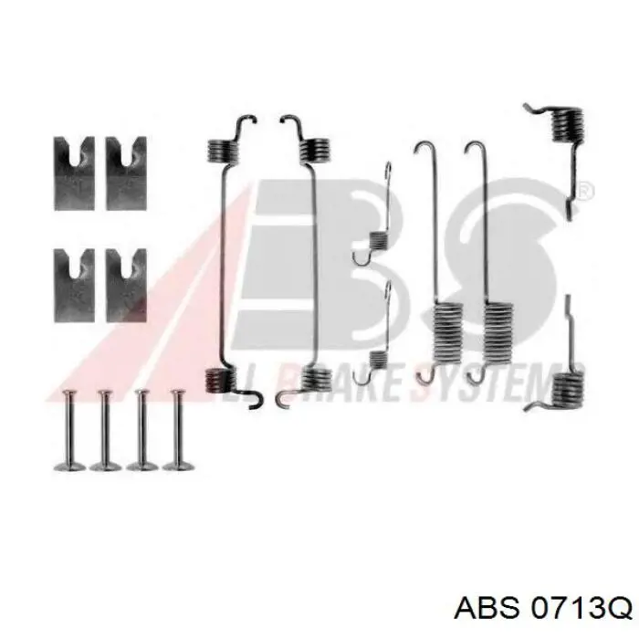 Монтажный комплект задних барабанных колодок Autofren D31086A