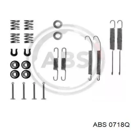 Ремкомплект тормозных колодок 0718Q ABS