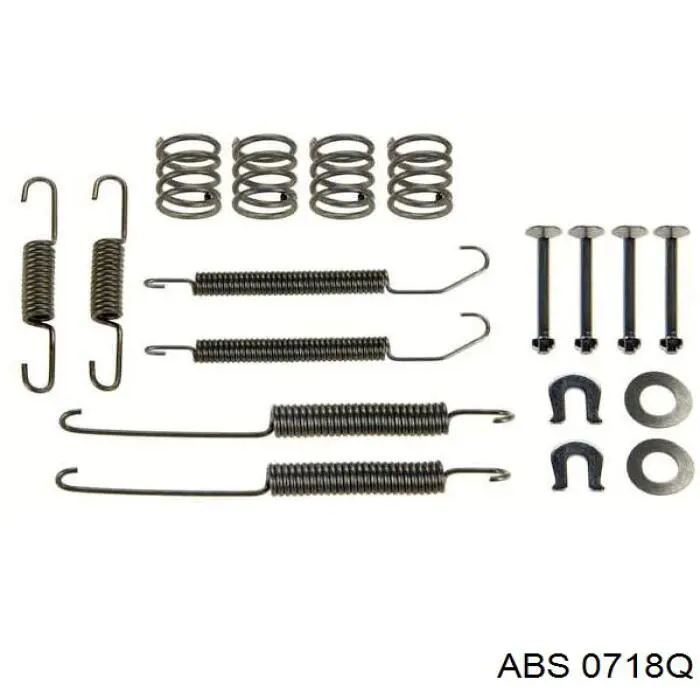 Ремкомплект тормозных колодок ABS 0718Q цена, от 12.33 USD