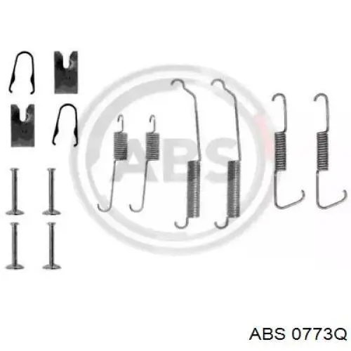 Ремкомплект тормозных колодок 0773Q ABS