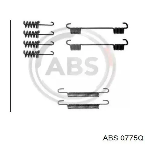 Ремкомплект стояночного тормоза ABS 0775Q