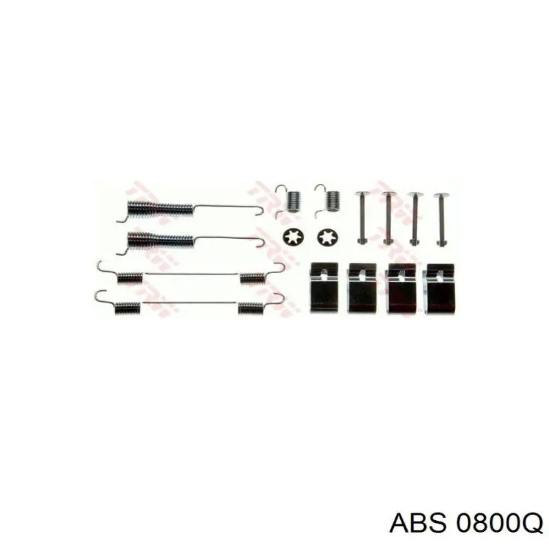 Ремкомплект тормозных колодок 0800Q ABS