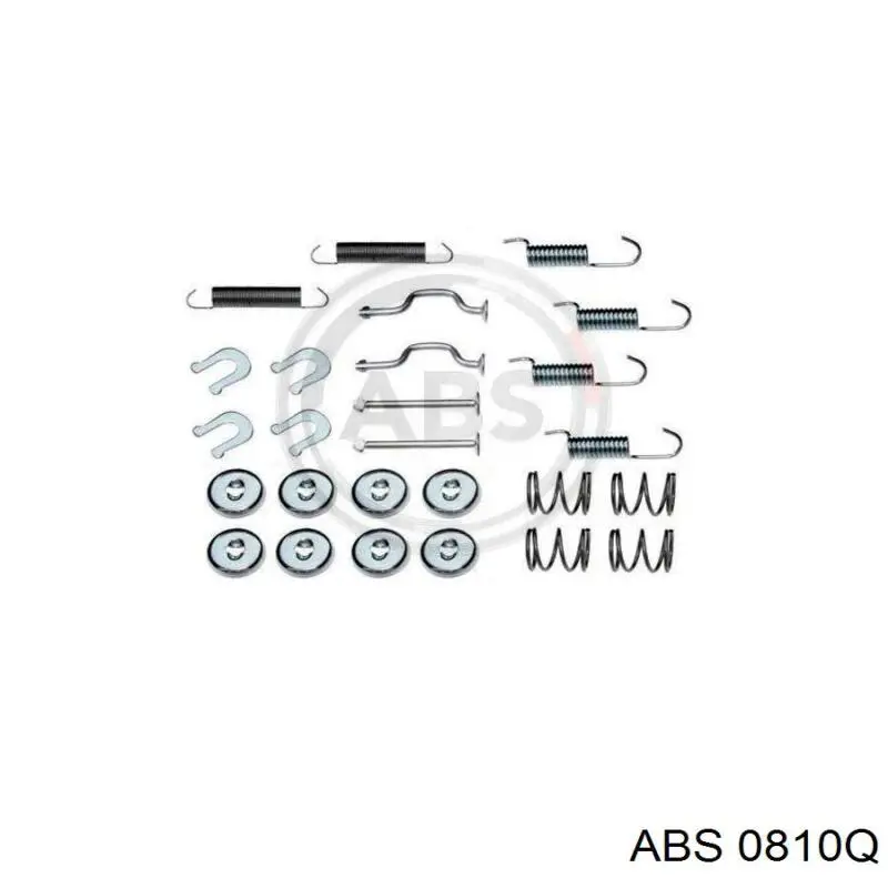 Ремкомплект тормозных колодок 0810Q ABS