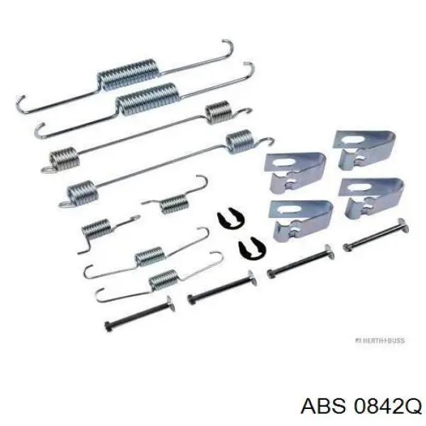 Kit de montaje, zapatas de freno traseras 0842Q ABS