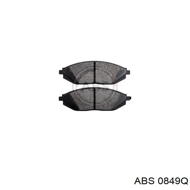 Установочный комплект задних барабанных колодок ABS 0849Q цена, от 8.50 USD