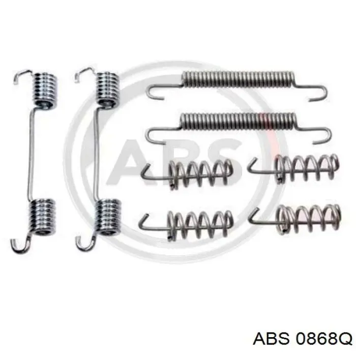Ремкомплект тормозных колодок 0868Q ABS