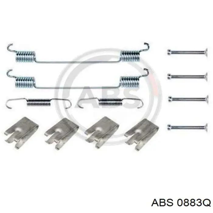 Ремкомплект тормозов задних 0883Q ABS