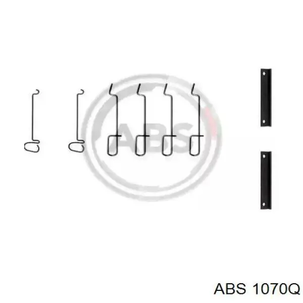 Комплект пружинок крепления дисковых колодок задних 1070Q ABS