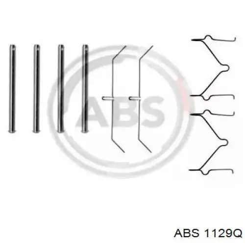 Ремкомплект тормозных колодок 1129Q ABS