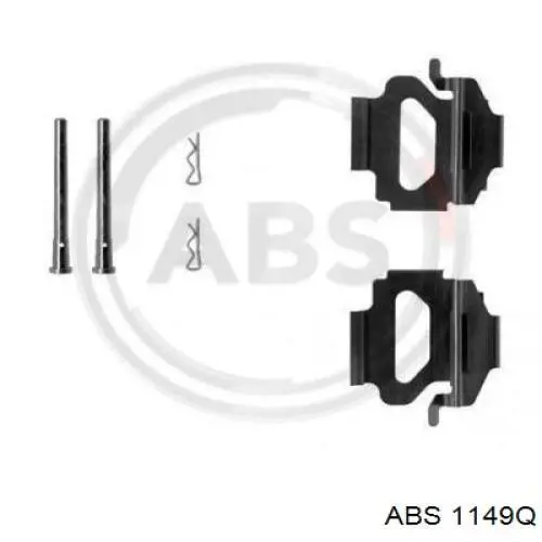 Ремкомплект тормозов задних ABS 1149Q цена, от 3.23 USD