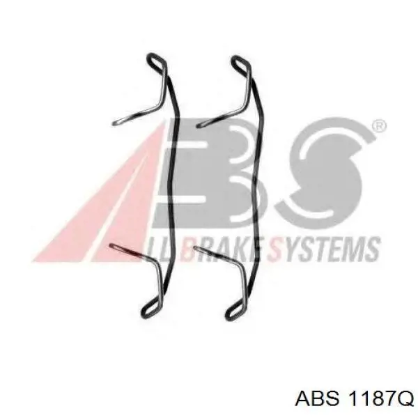 Купить 1187Q ABS Ремкомплект тормозов передних