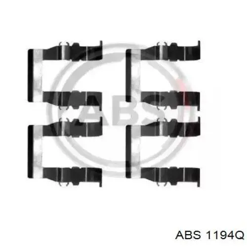 1194Q ABS комплект пружинок крепления дисковых колодок передних