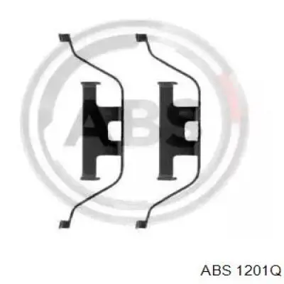 1201Q ABS комплект пружинок крепления дисковых колодок задних