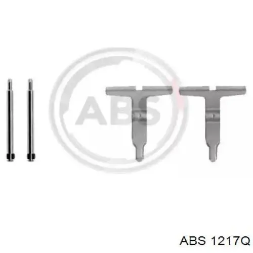 Ремкомплект тормозных колодок 1217Q ABS