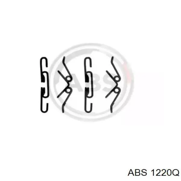1220Q ABS комплект пружинок крепления дисковых колодок задних