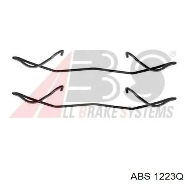 1223Q ABS комплект пружинок крепления дисковых колодок передних