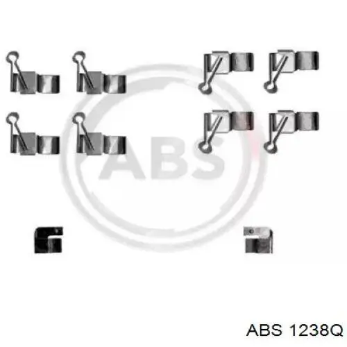 Ремкомплект тормозных колодок 1238Q ABS