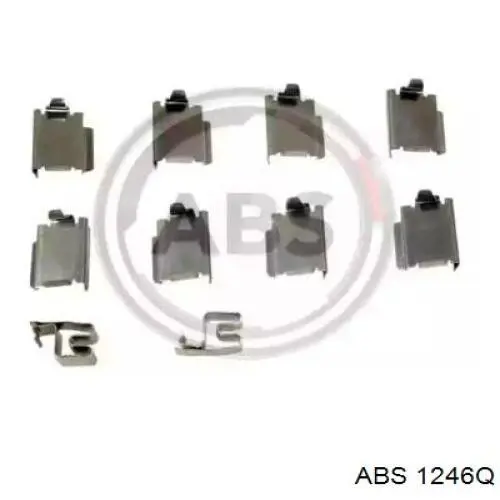 Купить 1246Q ABS Комплект пружинок крепления дисковых колодок передних
