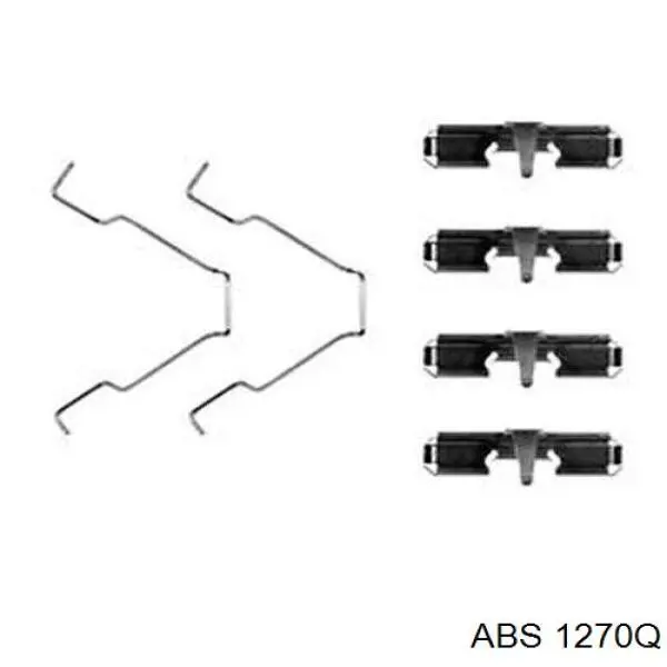 Ремкомплект тормозных колодок 1270Q ABS