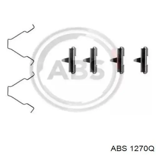 Ремкомплект тормозных колодок ABS 1270Q цена, от 5.15 USD