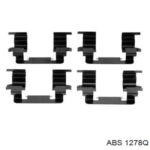 Комплект пружинок крепления дисковых колодок передних 1278Q ABS