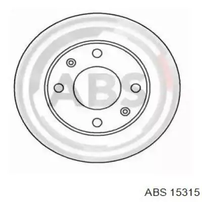 15315 ABS диск тормозной передний