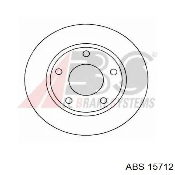 15712 ABS тормозные диски