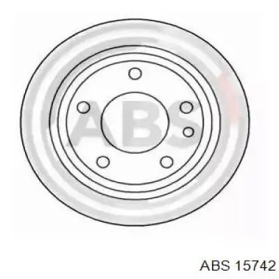 Тормозные диски 15742 ABS