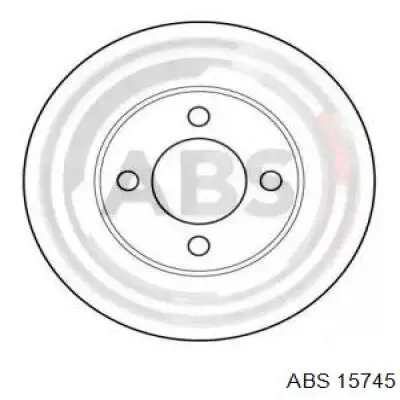 15745 ABS диск тормозной передний