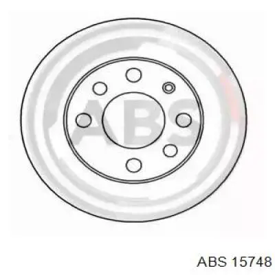15748 ABS диск тормозной передний