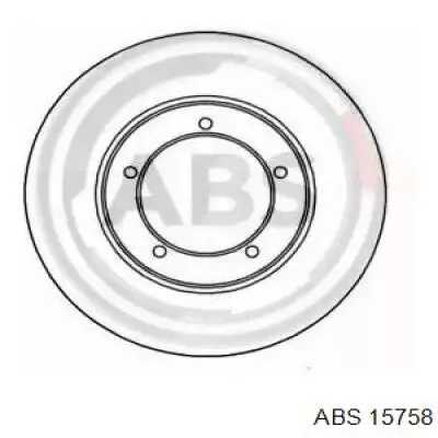 Передние тормозные диски 15758 ABS