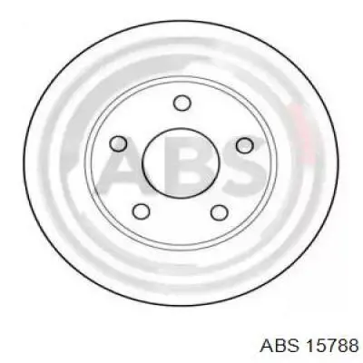 15788 ABS диск тормозной передний