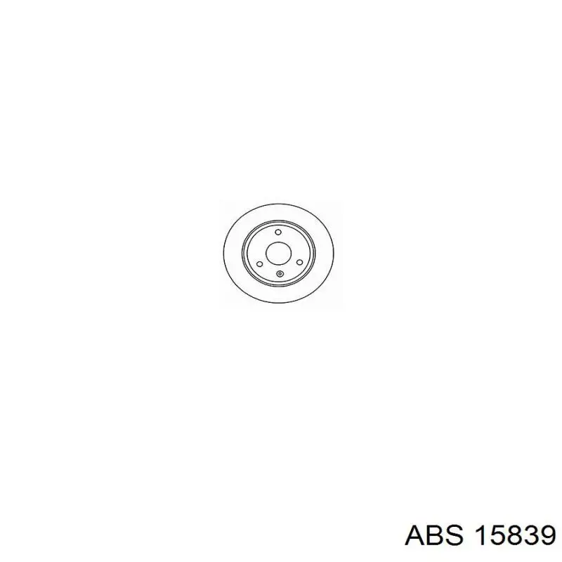 Тормоз дисковый передний ABS 15839 цена, от 16.78 USD
