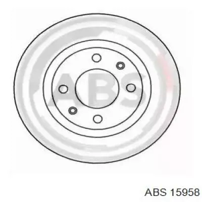 15958 ABS диск тормозной задний