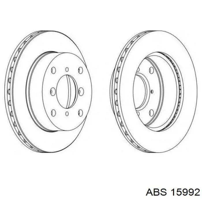 Купить 15992 ABS Ротор тормозной