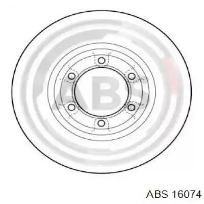 Передние тормозные диски 16074 ABS