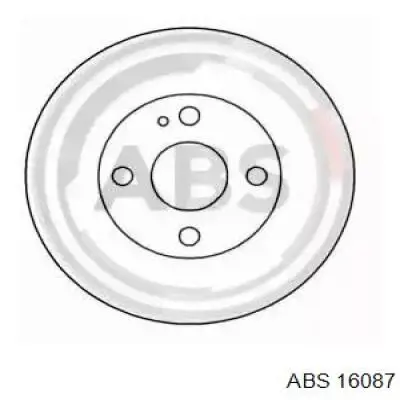 16087 ABS диск тормозной передний